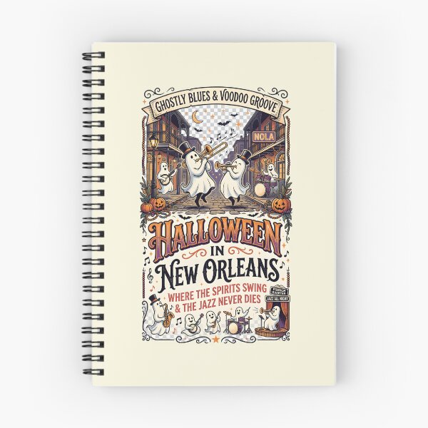 Item preview, Halloween in New Orleans - Where the spirits swing and the jazz never dies designed and sold by ParadoxParadox.