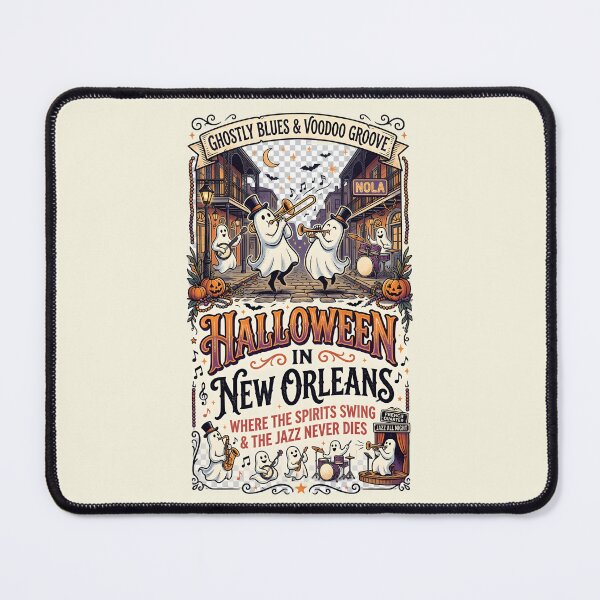 Item preview, Halloween in New Orleans - Where the spirits swing and the jazz never dies designed and sold by ParadoxParadox.