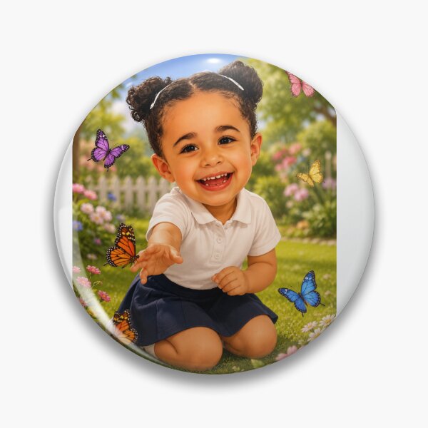 Item preview, Alya and Her Butterfly Garden designed and sold by LumivaraGallery.
