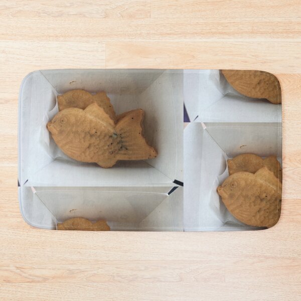 Item preview, Taiyaki Japanese Fish-Shaped Pastry in Box Art Print designed and sold by KaleChub.