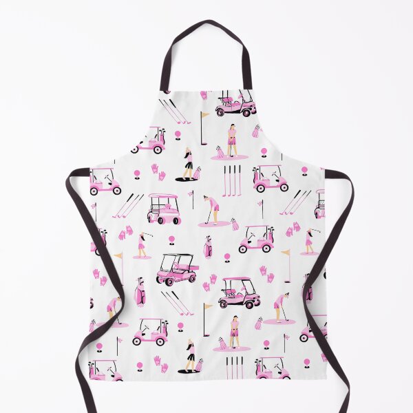 Item preview, Golf Day - pink and black designed and sold by Fabricatemyart.