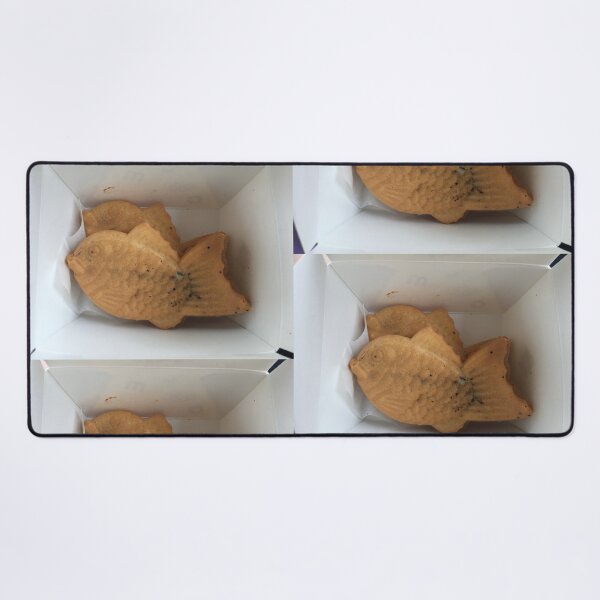 Item preview, Taiyaki Japanese Fish-Shaped Pastry in Box Art Print designed and sold by KaleChub.