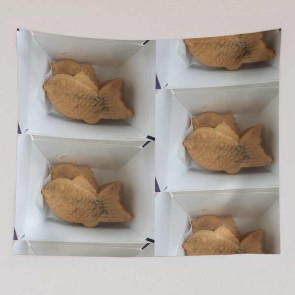 Item preview, Taiyaki Japanese Fish-Shaped Pastry in Box Art Print designed and sold by KaleChub.