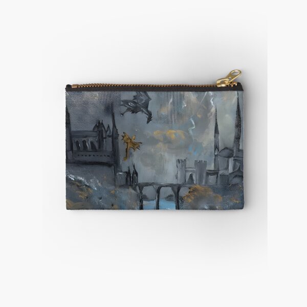 Item preview, Dragons and Castle Art Print | Oil Painting designed and sold by ItsKatzie.