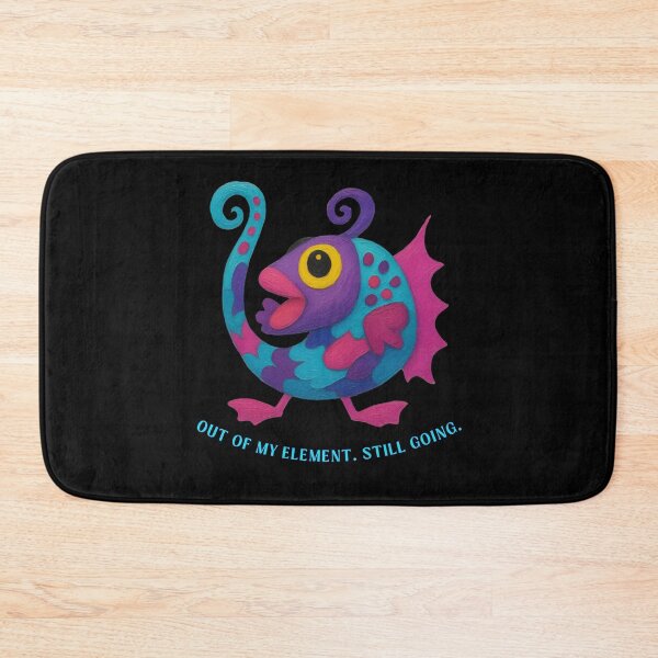 Item preview, Out of My Element, Still Going - Funny Motivational Fish designed and sold by PatykArt.