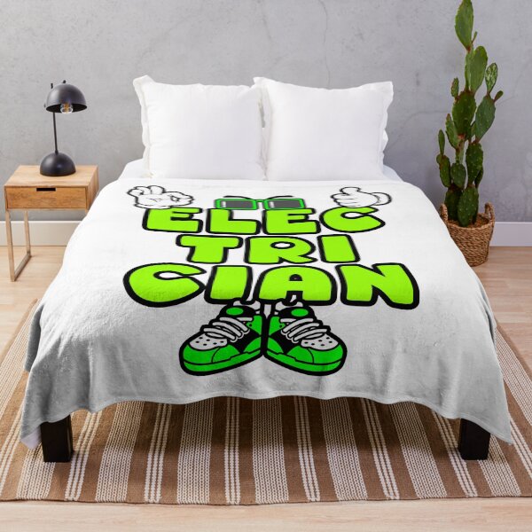 Item preview, ELECTRICIAN - WORK Graffitti Comic Words Funny designed and sold by NFTWords.