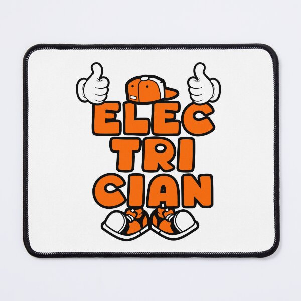 Item preview, ELECTRICIAN - PROFESSIONS Lettering Character Bold Retro designed and sold by NFTWords.