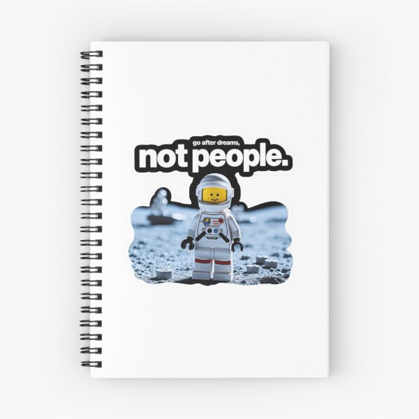 Item preview, Go After Dreams Not People – Motivational Astronaut Sticker designed and sold by cezzarie.