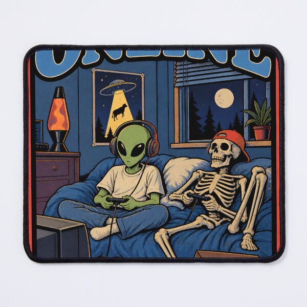 Item preview, Still Online Alien & Skeleton Gaming designed and sold by Peac7e.