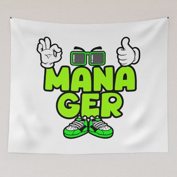 Item preview, MANAGER - WORK Comic Character Bold Urban designed and sold by NFTWords.