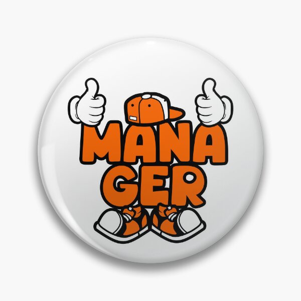 Item preview, MANAGER - PROFESSIONS Graffiti Character Bold Popart designed and sold by NFTWords.