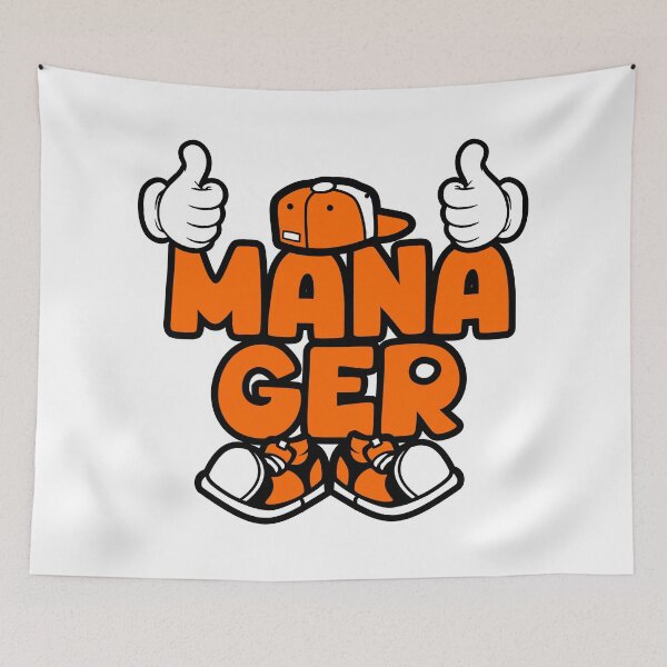Item preview, MANAGER - PROFESSIONS Graffiti Character Bold Popart designed and sold by NFTWords.