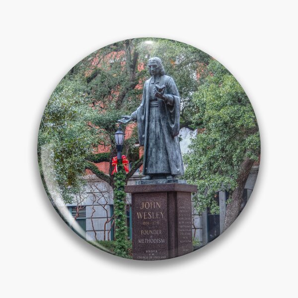 Item preview, John Wesley statue designed and sold by River Oak Media.