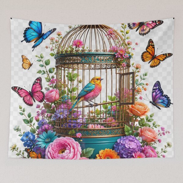 Item preview, Blooming bridcage designed and sold by urbanshop7.