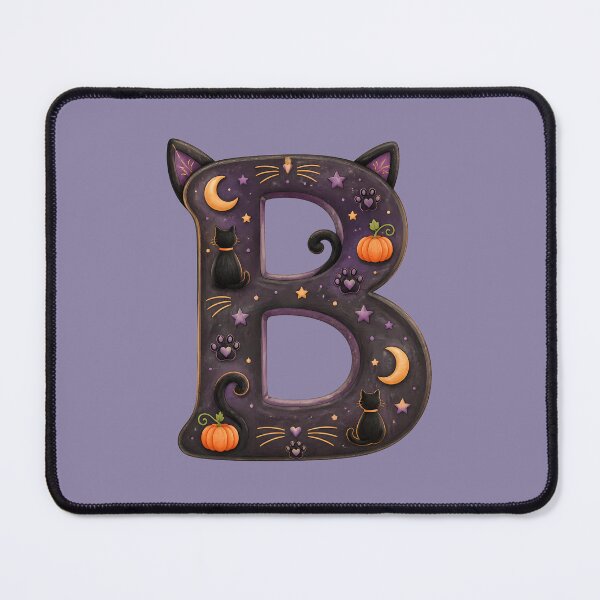Item preview, Halloween Letter B Monogram – Spooky Bat Alphabet Initial Design designed and sold by VectorJoy.