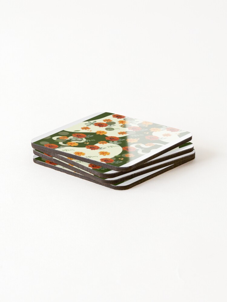 Thumbnail 4 of 5, Coasters (Set of 4), Abstract Fall Splash designed and sold by 1softstatic1.