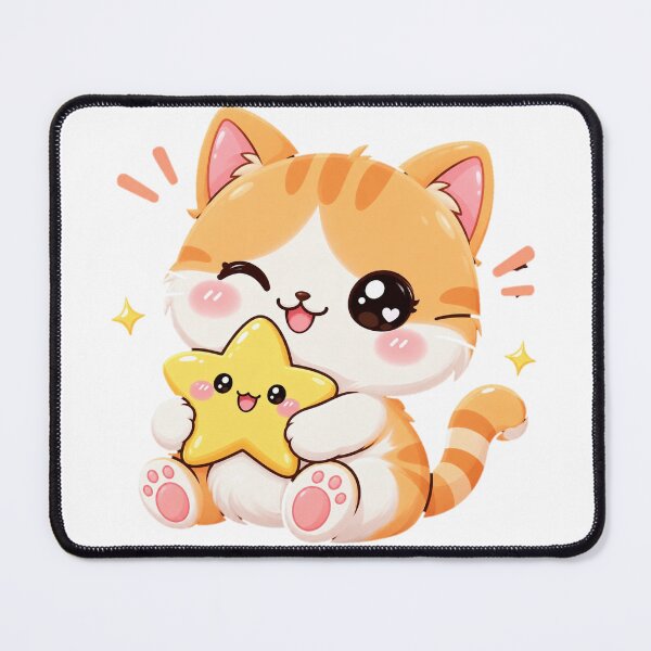 Item preview, Happy Kawaii Kitten with a Little Star Toy designed and sold by Car23314.