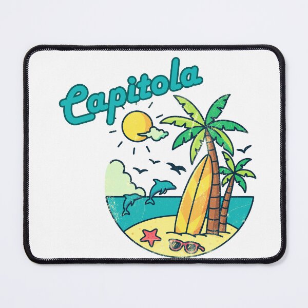 Item preview, Capitola Beach Vibes | Retro Tropical Sunset Vacation Design designed and sold by DonnaRaine.