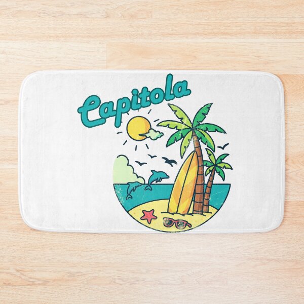 Item preview, Capitola Beach Vibes | Retro Tropical Sunset Vacation Design designed and sold by DonnaRaine.