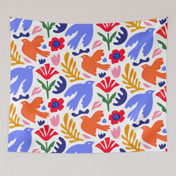 Item preview, Colorful Doves designed and sold by Crinkl.