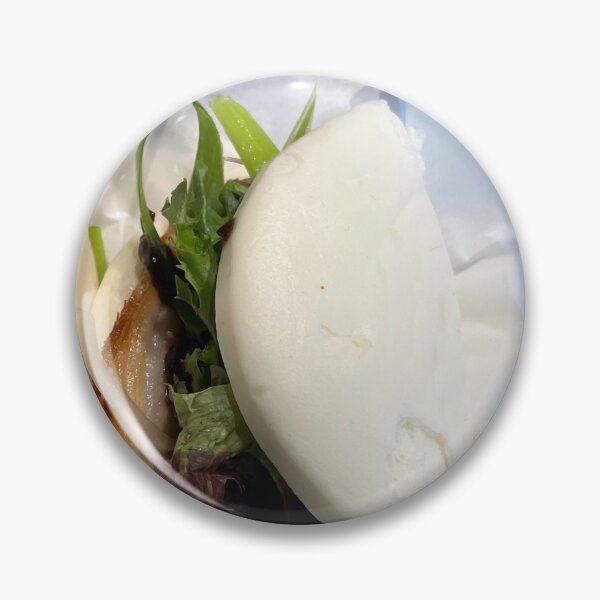 Item preview, Fluffy Steamed Bao Buns with Savory Filling Art Print designed and sold by KaleChub.