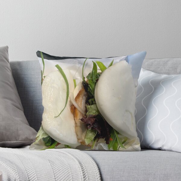 Item preview, Fluffy Steamed Bao Buns with Savory Filling Art Print designed and sold by KaleChub.