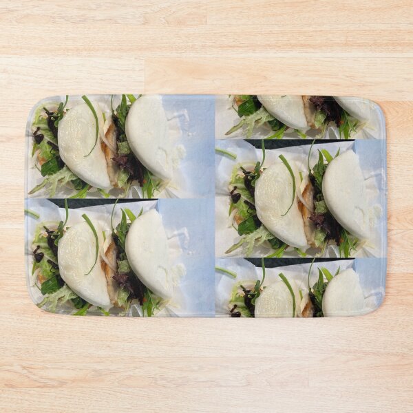 Item preview, Fluffy Steamed Bao Buns with Savory Filling Art Print designed and sold by KaleChub.