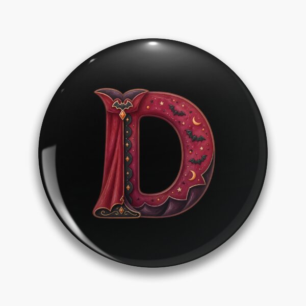 Item preview, Halloween Letter D Monogram – Spooky Devil Alphabet Initial Design designed and sold by VectorJoy.