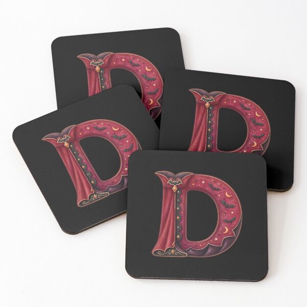 Item preview, Halloween Letter D Monogram – Spooky Devil Alphabet Initial Design designed and sold by VectorJoy.