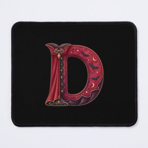 Item preview, Halloween Letter D Monogram – Spooky Devil Alphabet Initial Design designed and sold by VectorJoy.