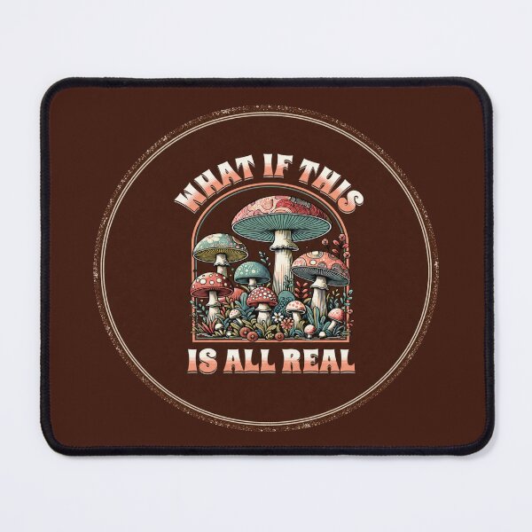 Item preview, What If? | Retro Psychedelic Mushroom Patch designed and sold by FadedFrequency.