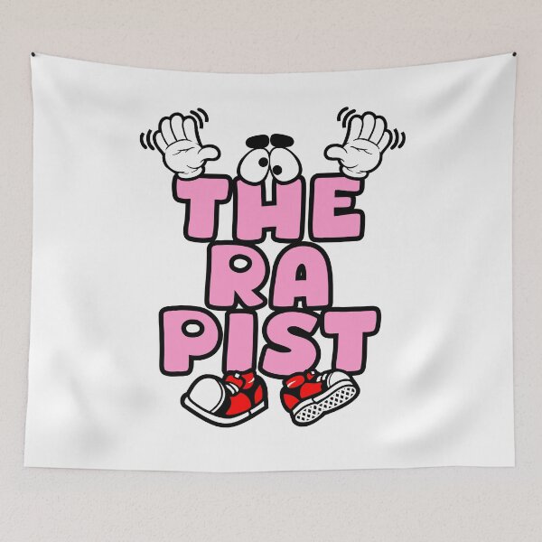 Item preview, THERAPIST  - WORK Cartoon Character Bold Retro designed and sold by NFTWords.