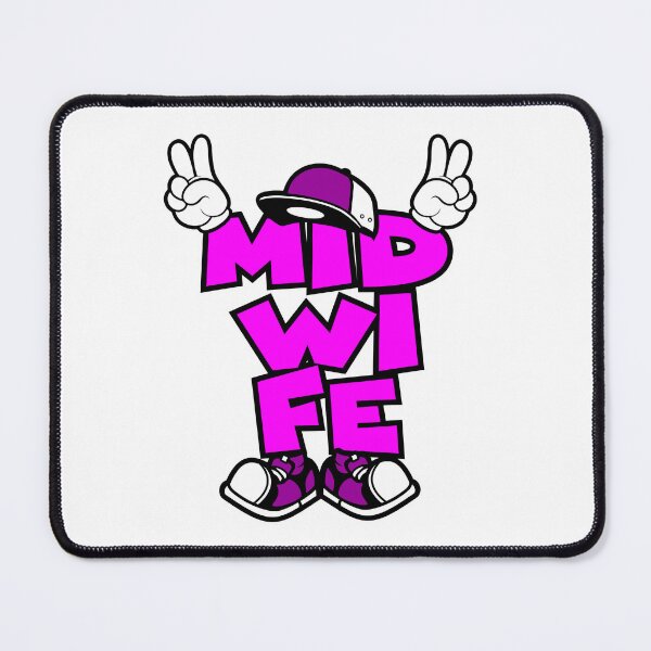 Item preview, MIDWIFE - WORK Graffitti Comic Words Funny  designed and sold by NFTWords.