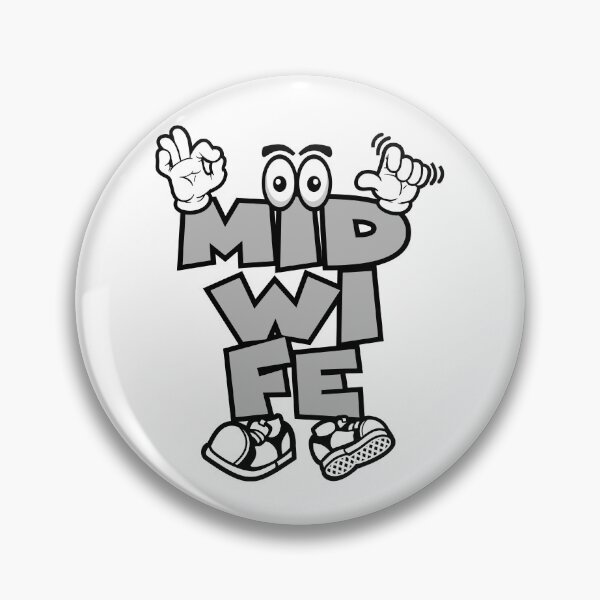 Item preview, MIDWIFE - PROFESSIONS Lettering Character Bold Retro designed and sold by NFTWords.