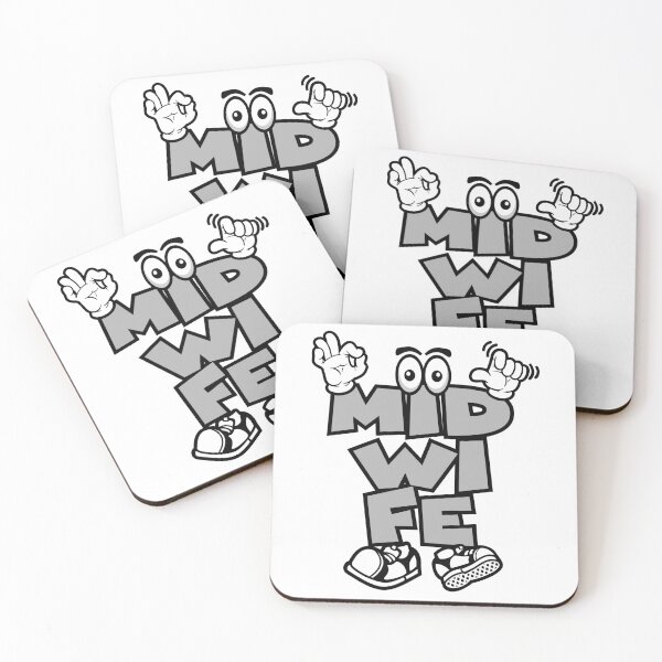 Item preview, MIDWIFE - PROFESSIONS Lettering Character Bold Retro designed and sold by NFTWords.