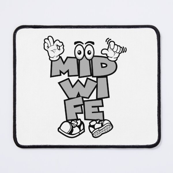 Item preview, MIDWIFE - PROFESSIONS Lettering Character Bold Retro designed and sold by NFTWords.