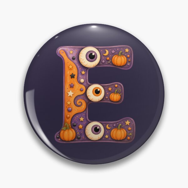 Item preview, Halloween Letter E Monogram – Spooky Eerie Alphabet Initial Design designed and sold by VectorJoy.