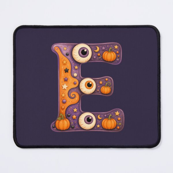 Item preview, Halloween Letter E Monogram – Spooky Eerie Alphabet Initial Design designed and sold by VectorJoy.