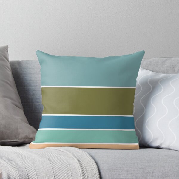 Item preview, Retro Beach Colors Vintage Beachy Boho Chic Stripes 3/4 designed and sold by Beachy.