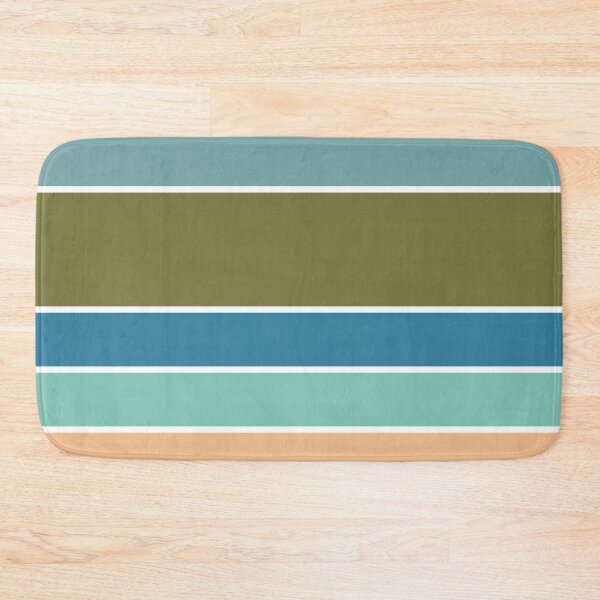 Item preview, Retro Beach Colors Vintage Beachy Boho Chic Stripes 3/4 designed and sold by Beachy.