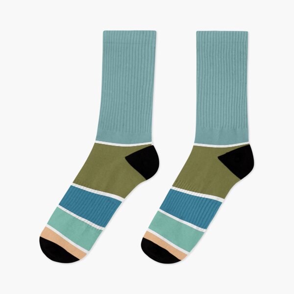 Item preview, Retro Beach Colors Vintage Beachy Boho Chic Stripes 3/4 designed and sold by Beachy.