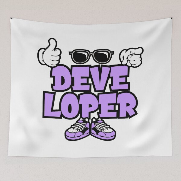 Item preview, DEVELOPER - WORK Street Lettering Cartoon Character  designed and sold by NFTWords.