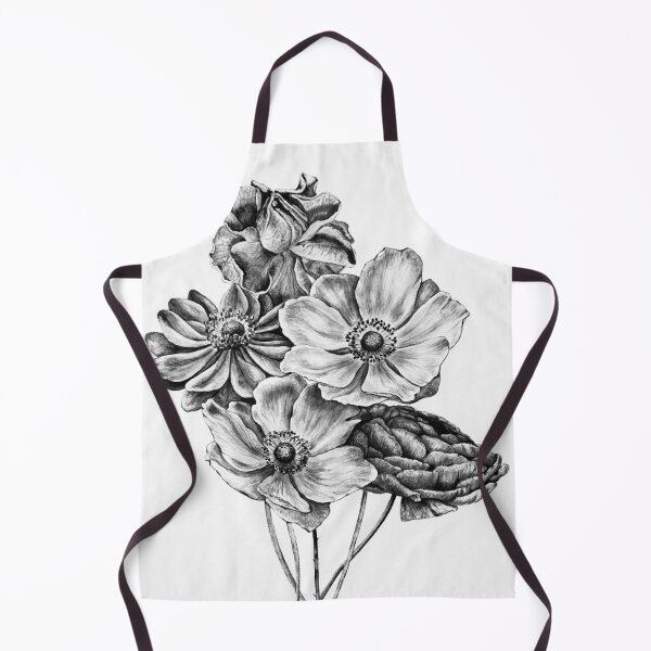 Item preview, Drawn flowers designed and sold by 4Magnify.