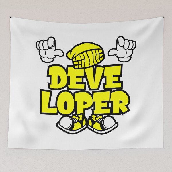 Item preview, DEVELOPER  - PROFESSIONS typography Character Bold Funny designed and sold by NFTWords.