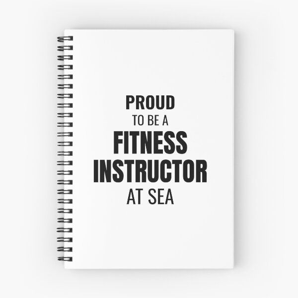 Item preview, Proud to be a Fitness Instructor at Sea (Black) designed and sold by ShipCrewNation.