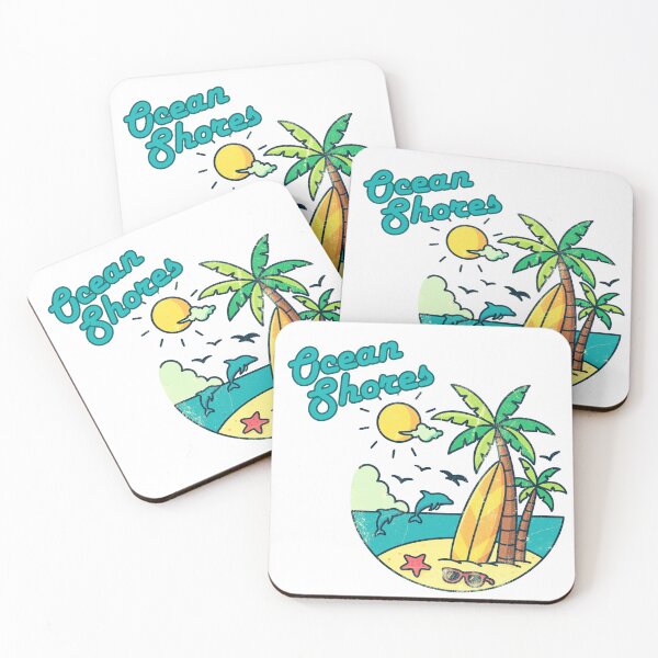 Item preview, Ocean Shores Vibes | Retro Tropical Sunset Vacation Design designed and sold by DonnaRaine.