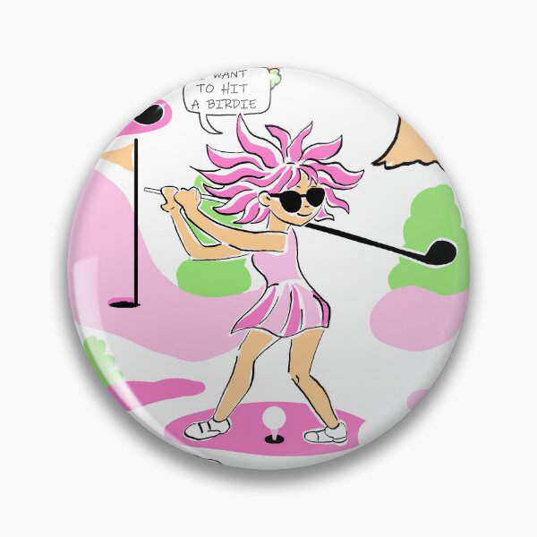 Item preview, Hitting a Birdie - pink designed and sold by Fabricatemyart.