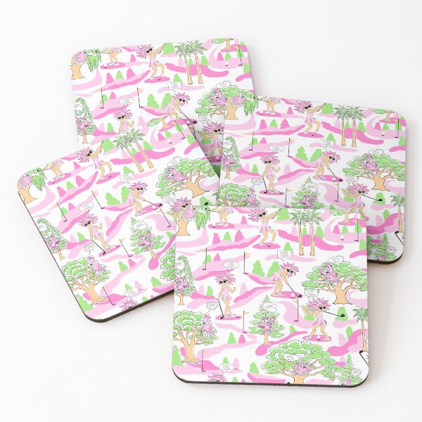 Item preview, Hitting a Birdie - pink designed and sold by Fabricatemyart.