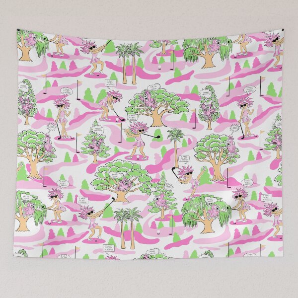 Item preview, Hitting a Birdie - pink designed and sold by Fabricatemyart.