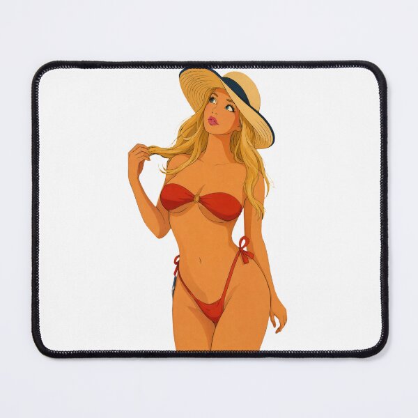 Item preview, Vintage Bikini Pin-Up – Classic Cartoon Blonde designed and sold by Hollow Moon Studios..